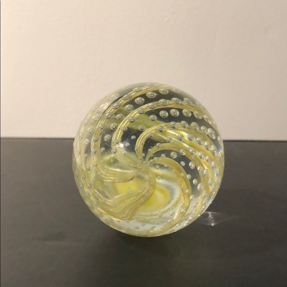 VINTAGE MURANO BULLICANTE EGG SHAPED PAPERWEIGHT - Picture 13 of 16